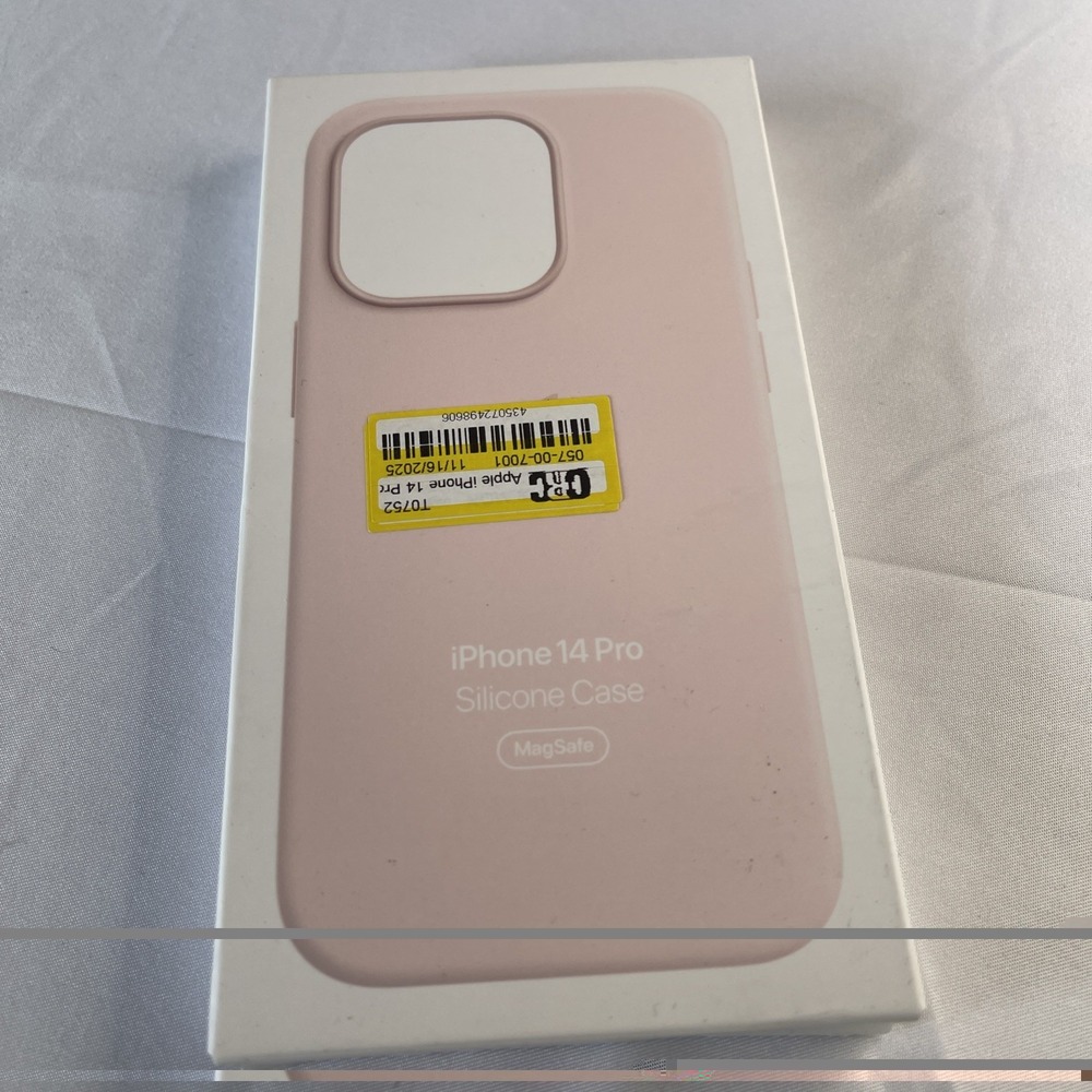 Apple Silicone Case with MagSafe for iPhone 14 Pro - Chalk Pink